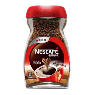 巴西进口Nescafe雀巢咖啡醇品速溶黑咖啡纯咖啡200g瓶装美式清咖