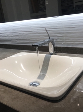 科贝拉勒洗脸盆圆形台盆 K-96118T-0/96117T 瑞莱时尚脸盆台上盆