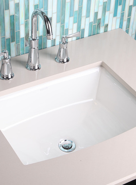 科贝拉勒台下盆 雅琦洗手洗脸盆 浴室台盆长方形洗面盆K-2355T