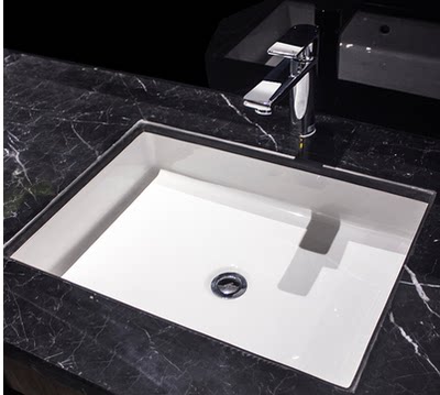 科贝拉勒方形洗面盆台下式洗脸盆 LW1515B/LW1516B方形台下盆
