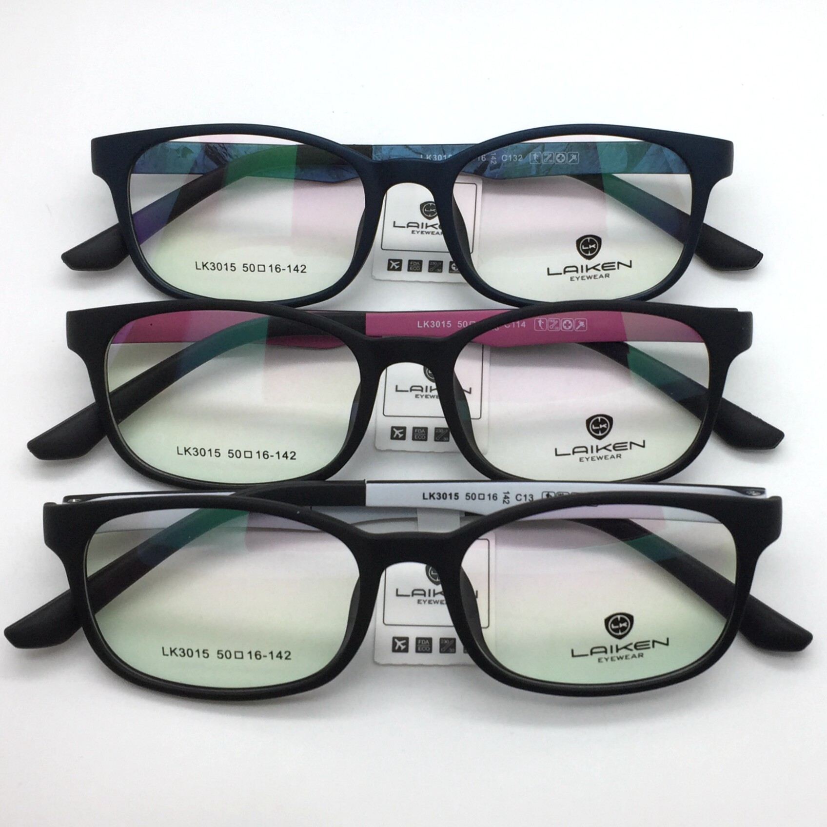 laiken莱肯小框眼镜架超轻磨砂全框小脸近视眼镜女防蓝光男lk3015