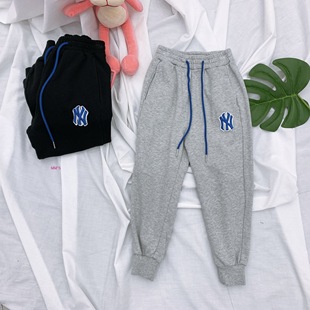 anika品牌童装 男女童中大童 薄款 休闲长裤 运动裤