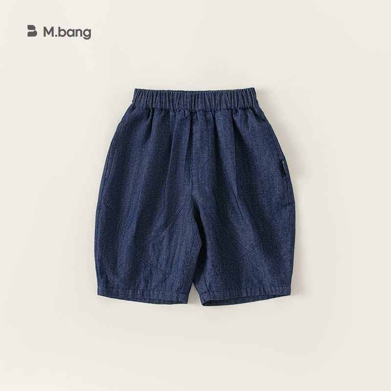 宥宝童装男童裤子休闲儿童牛仔裤夏季外穿宝宝短裤宽松潮XK83095