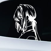 饰贴纸二次元 汽车装 防水贴 永恒花园薇尔莉特车贴个性 动漫紫罗兰