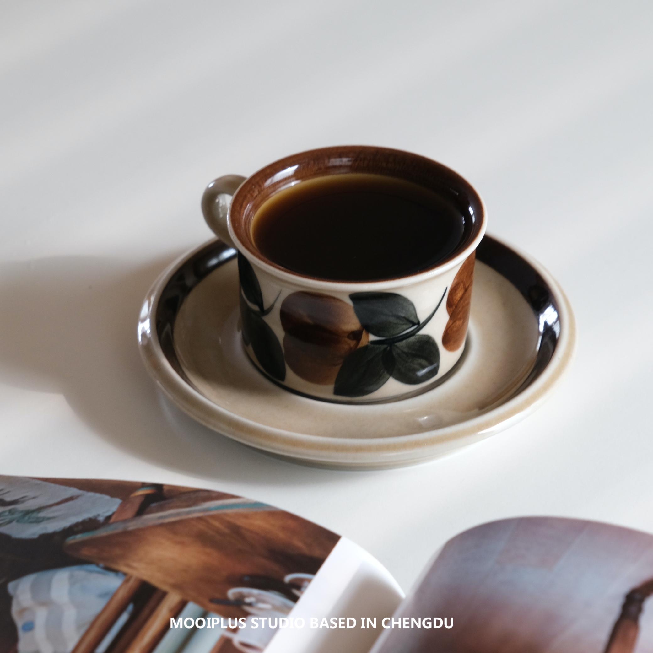 芬兰ArabiaRuija原版手绘中古杯