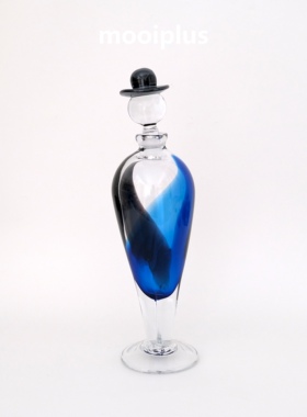 瑞典/中古｜Lars Sestervik 艺术家 人形 手工 玻璃壶 摆件 47cm