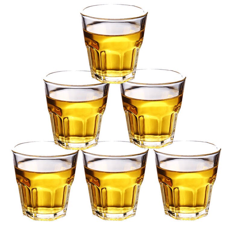 10只装酒杯家用玻璃杯子啤酒杯异形/个性酒杯