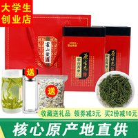 霍山黄芽2020新茶雨前特级散装茶叶浓香型黄茶500g礼盒装罐装徽宝