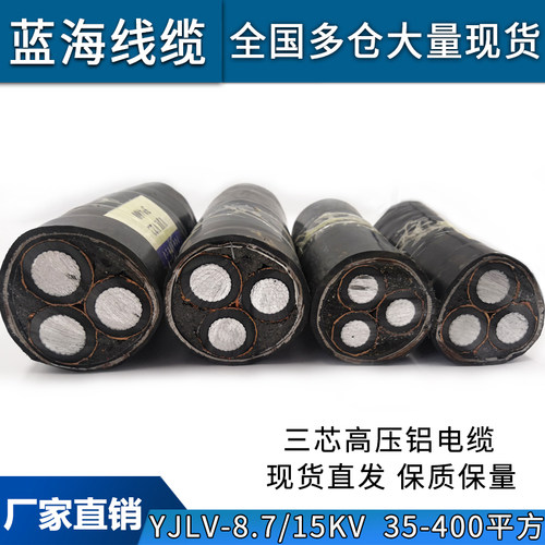 国标铝芯yjlv22铠装10KV高压电缆