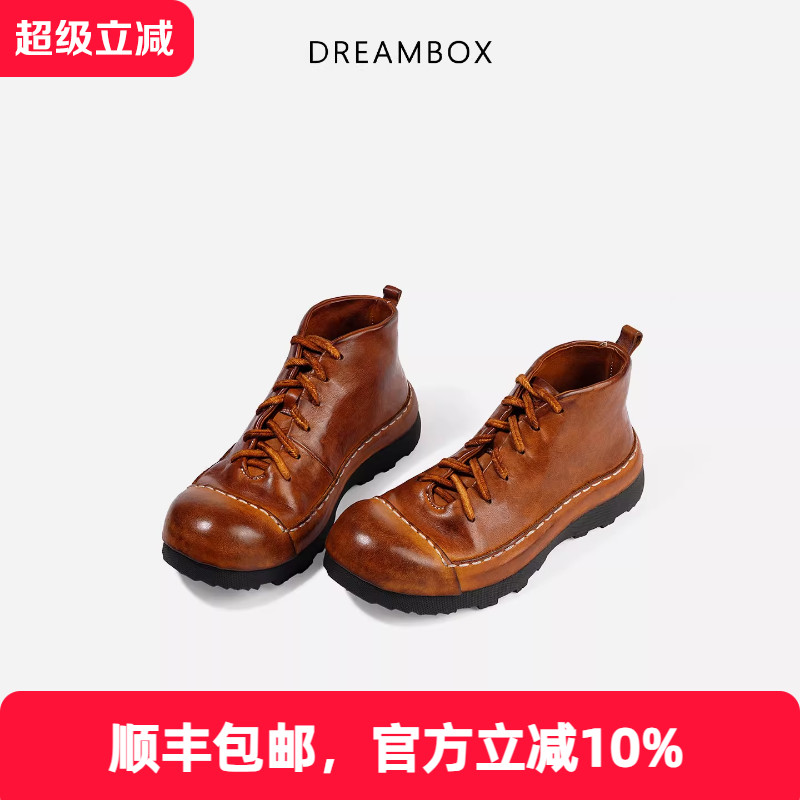 dreambox小众设计感包头马丁靴