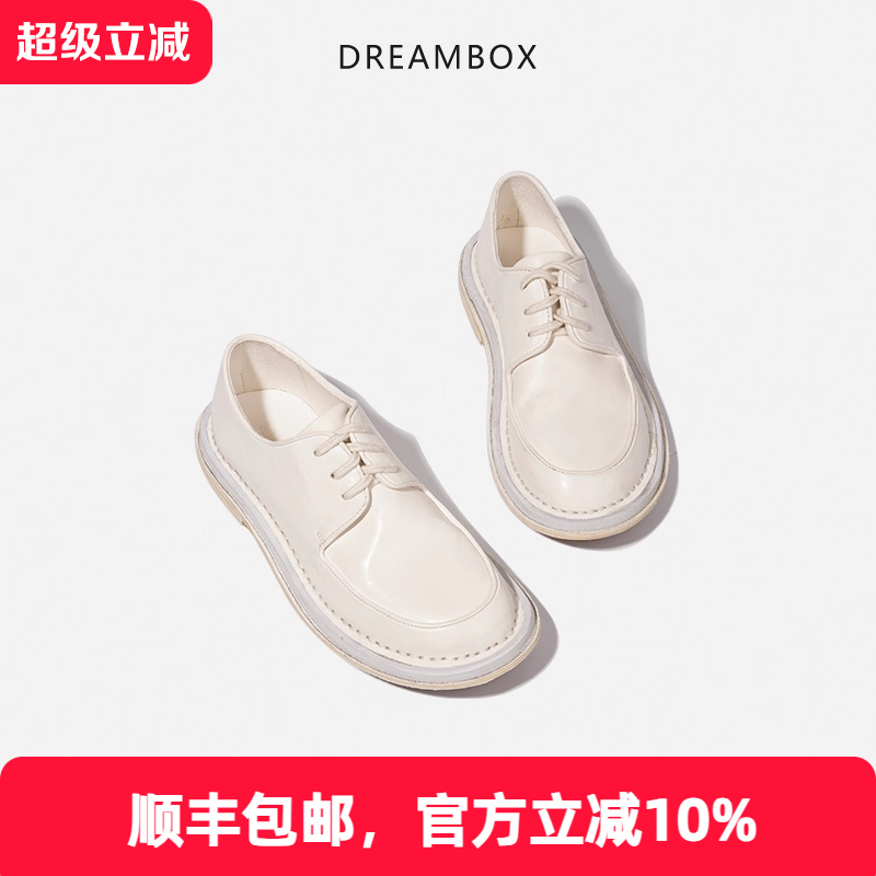 水洗马皮轻便透气小白鞋