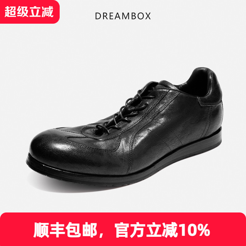 钧博水洗马皮纯手工德训鞋