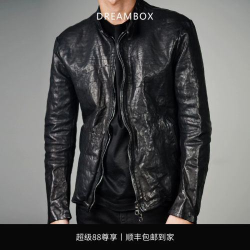 DREAMBOX瑞士riri拉链马皮皮衣