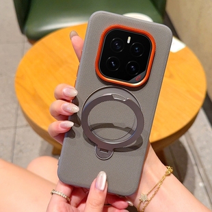 适用荣耀GTPro手机壳全包防摔金甲磁吸旋转支架荣耀GTpro保护套创意magic7Pro便捷简约时尚钛灰6商务男女潮款