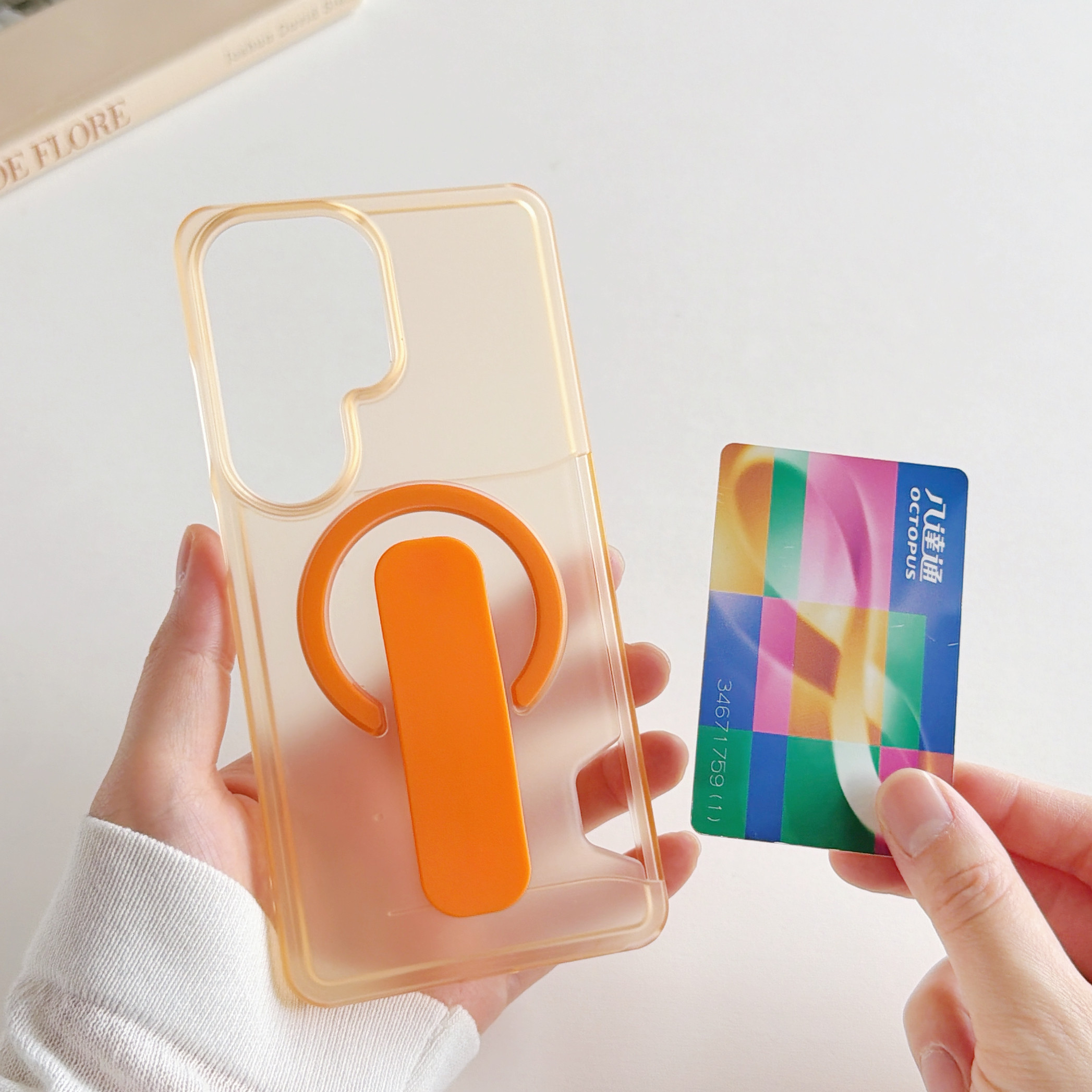 磨砂彩透卡包适用三星s26ultra手机壳磁吸S26plus透明卡套可放卡s26门禁卡galaxyS26+高级感带支架插卡半包壳