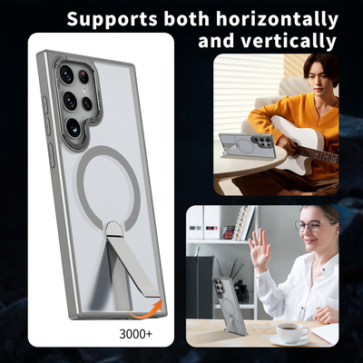 三星S22ultra手机壳磁吸支架防摔