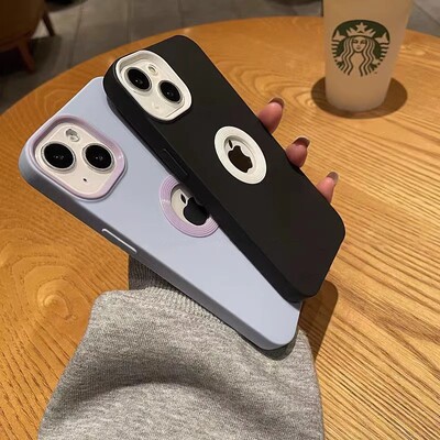 防摔壳撞色镂空小红书爆款苹果15