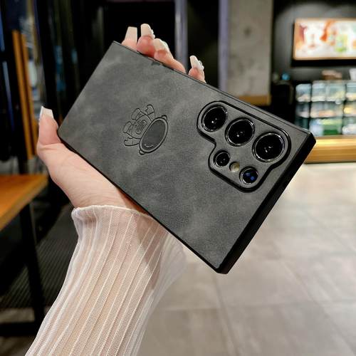 三星S25ultra卡通羊巴皮手机壳