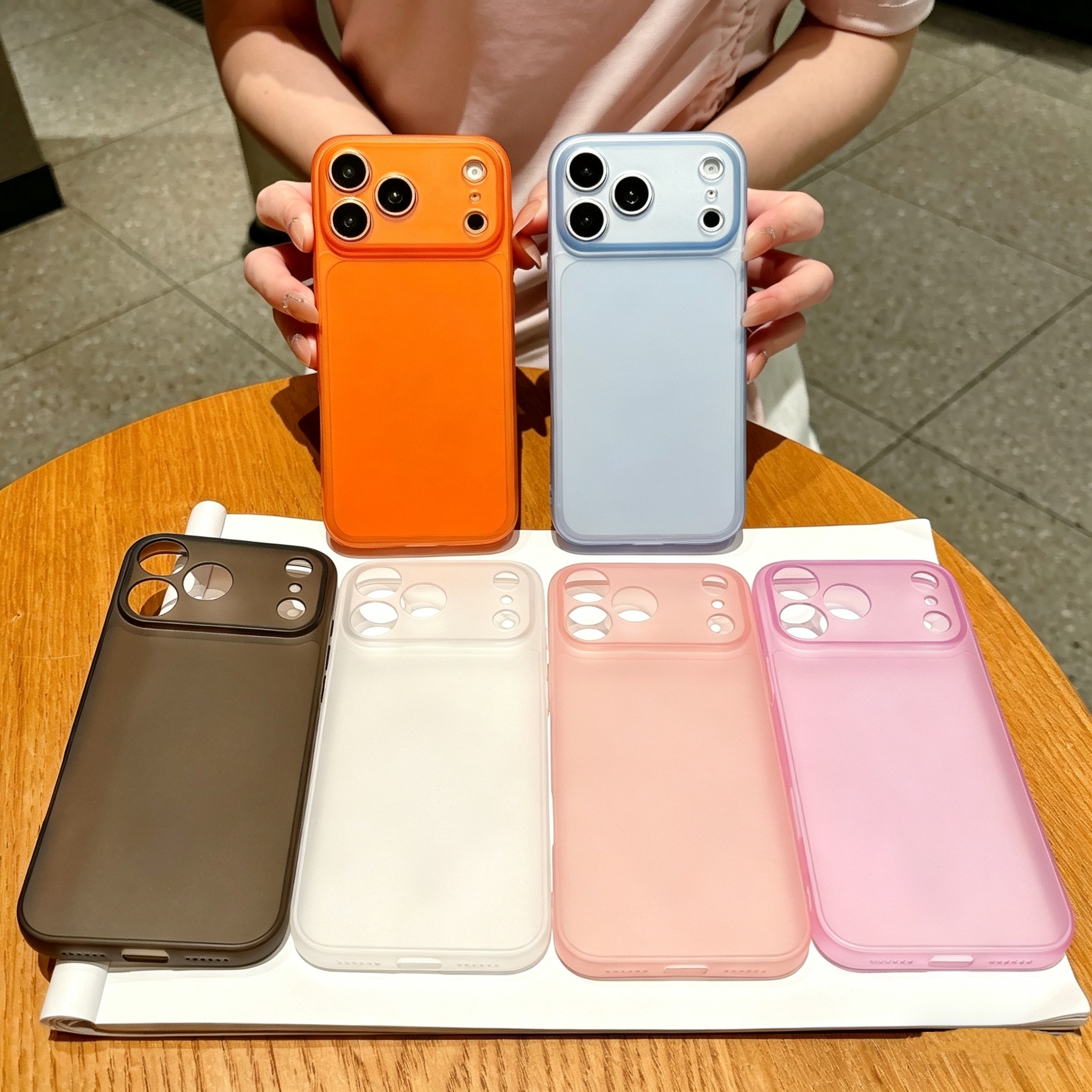 超薄磨砂半透明适用iphone17手机壳17promax苹果17pro新款软硅胶15防指纹13情侣16高级感14男女16+plus保护套