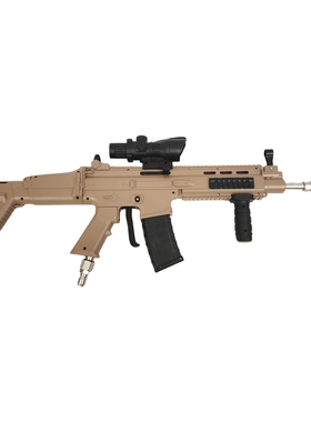 SCAR网红洗车机水枪M416新款仿真SCAR家用洗车机商用高压增压喷枪