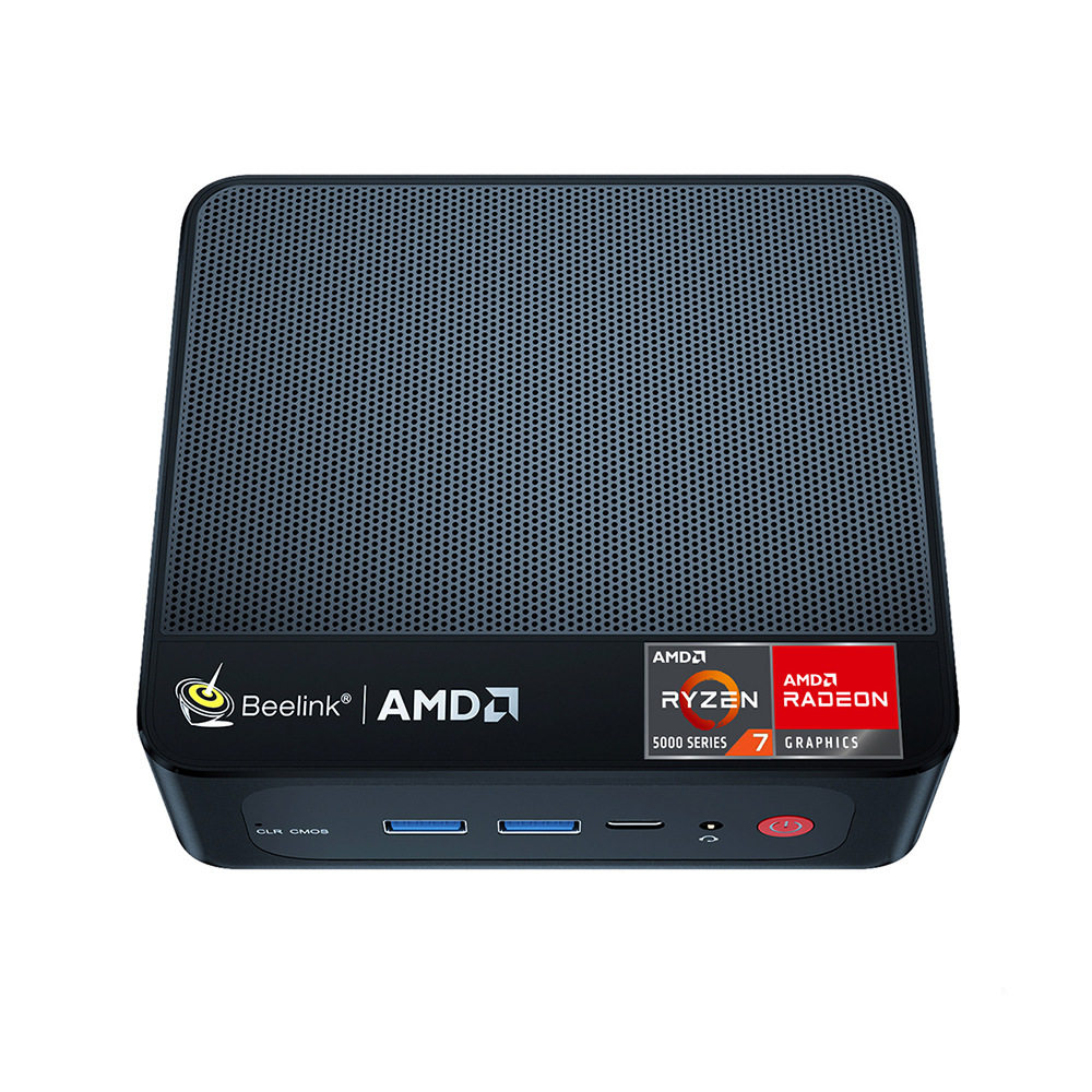 全新11代迷你主机微型电脑mini pc 办公便携四核 4k画质ser 5800h