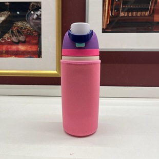 OWALA Freesip保温杯套475ml16oz儿童吸管杯保护套弹力防摔水壶套