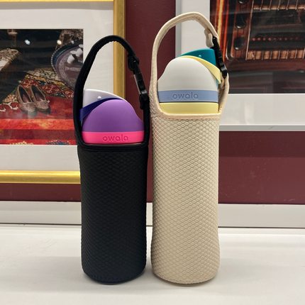 斜挎水壶套OWALA Freesip保温杯套475ml710ml吸管杯保护套袋防摔