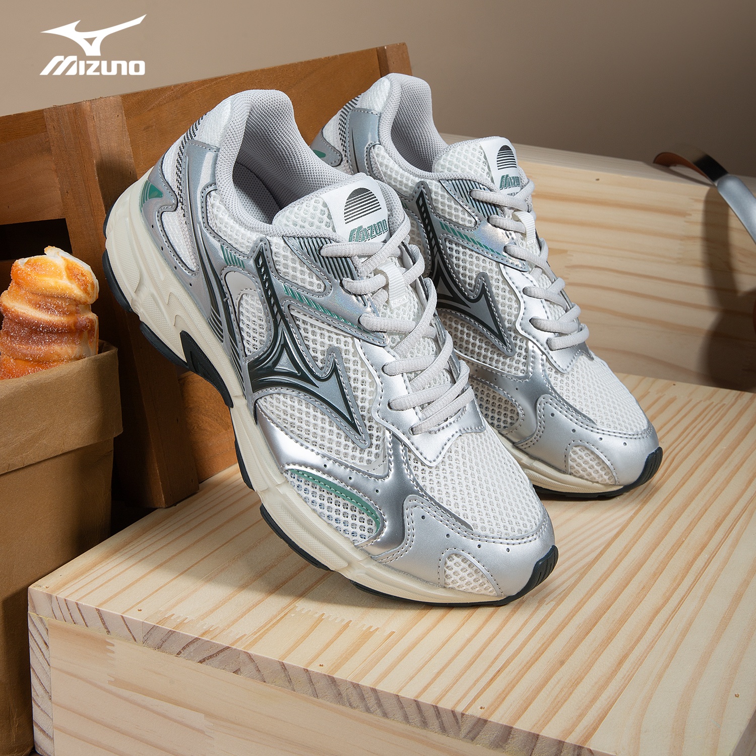 Mizuno美津浓复古跑步鞋轻质回弹