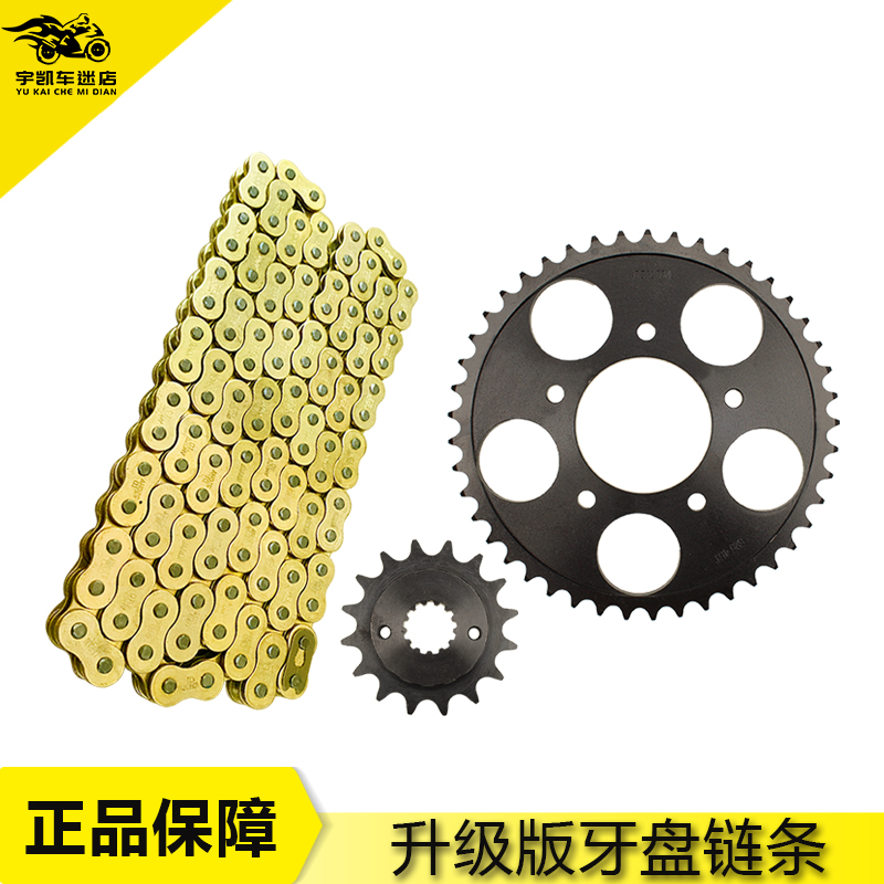 本田铁马400/600大小牙盘链条