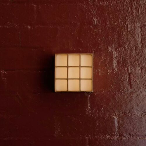 中古设计师款正方形壁灯