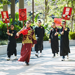 迎亲牌子道具中式复古典花轿喜牌结婚庆婚礼网红拍摄手举拿接定制