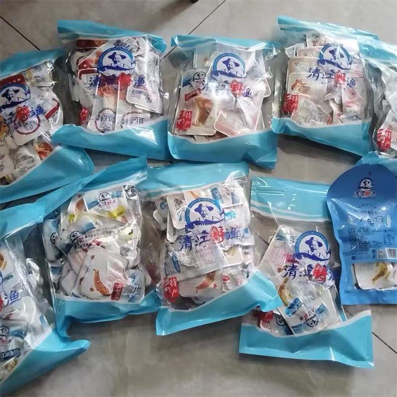清江野渔小鱼仔湖北特产香辣鱼干鱼块500g夜宵零食休闲食品