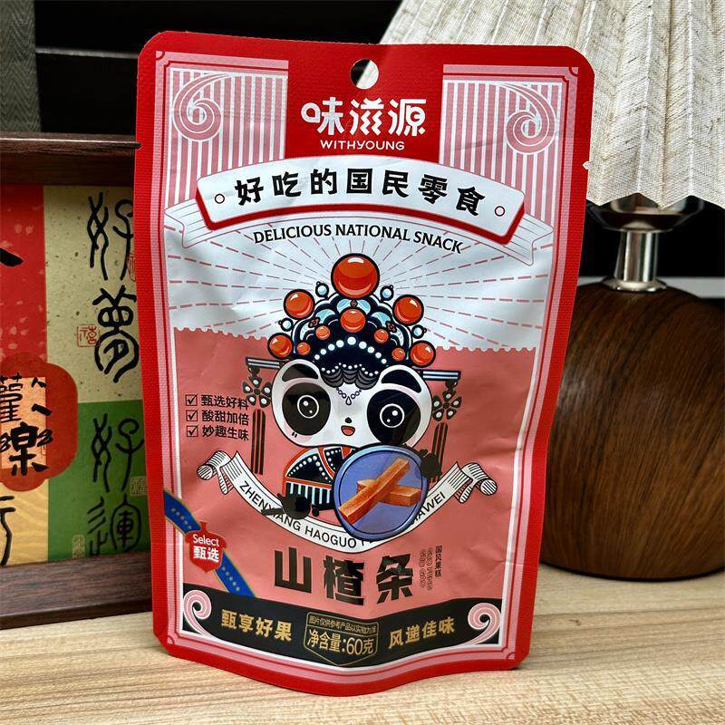 新日期味滋源山楂条60g蜜饯果干山楂干山楂类果脯办公室休闲食品