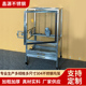 昌源笼具鹦鹉笼子304不锈钢鸟笼牡丹玄凤专用玻璃防溅家用观赏笼