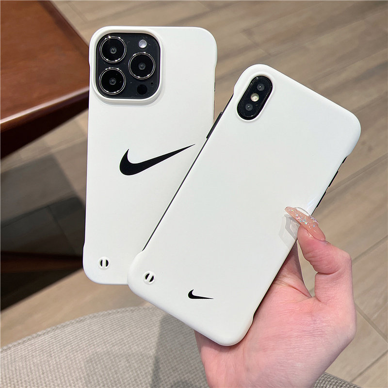 白色16适用于苹果14pro手机壳8plus潮牌13Nike12男女xsmax/xr无边框11裸机手感半包硬15promax大孔超薄保护套