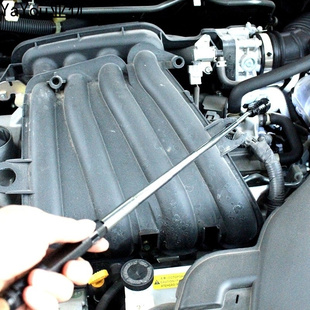 强光便携伸缩手电筒二手车专用验车软杆检测带强磁汽车维修工具灯