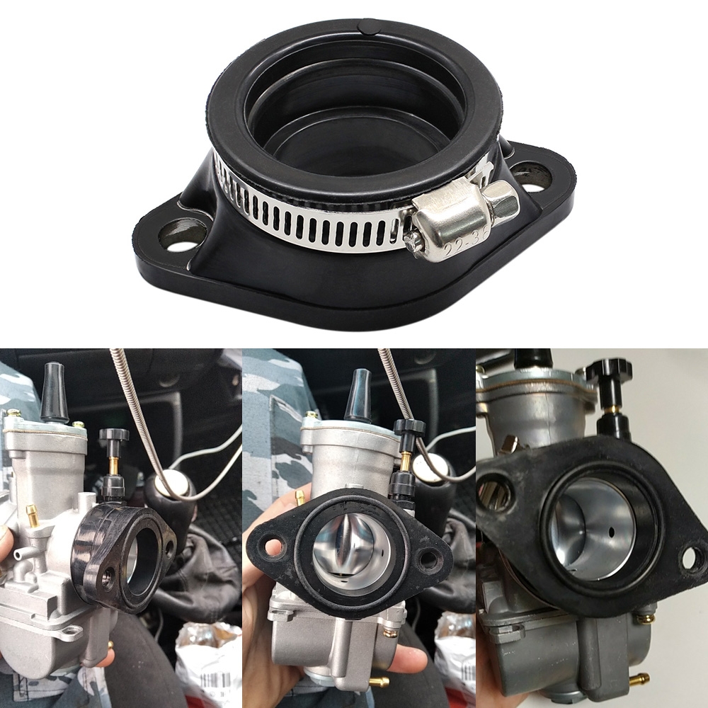 摩托车改装化油器接口适用于PE28直口胶转接口通用越野摩托车