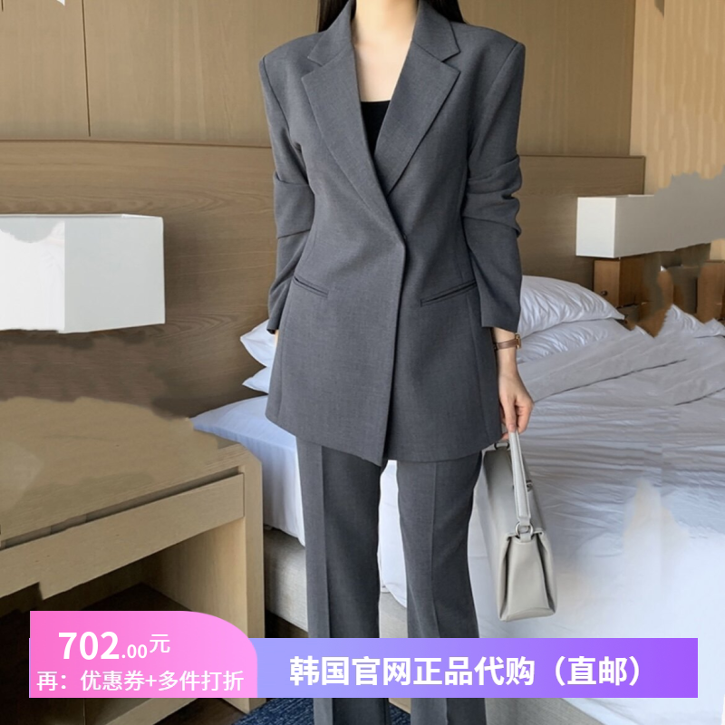 26春秋高级感西装外套ol通勤女版正品韩国代购韩式宽休闲西服上衣