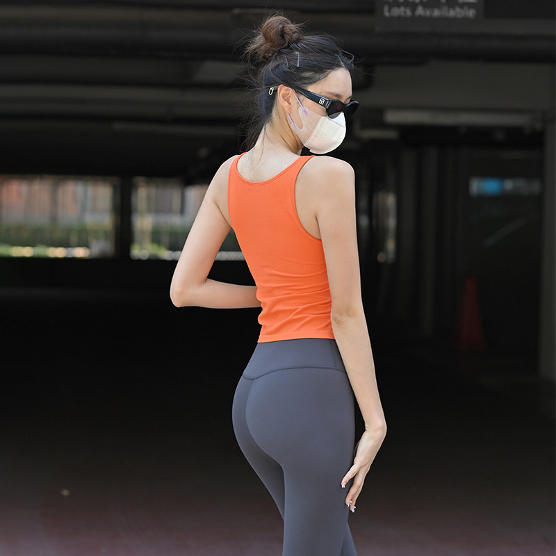 固定一体杯螺纹运动背心女2026新款外穿健身紧身轻薄瑜伽服上衣夏,运动服/休闲服装,运动背心,淘宝优惠券,粉丝福利购,淘宝优惠卷