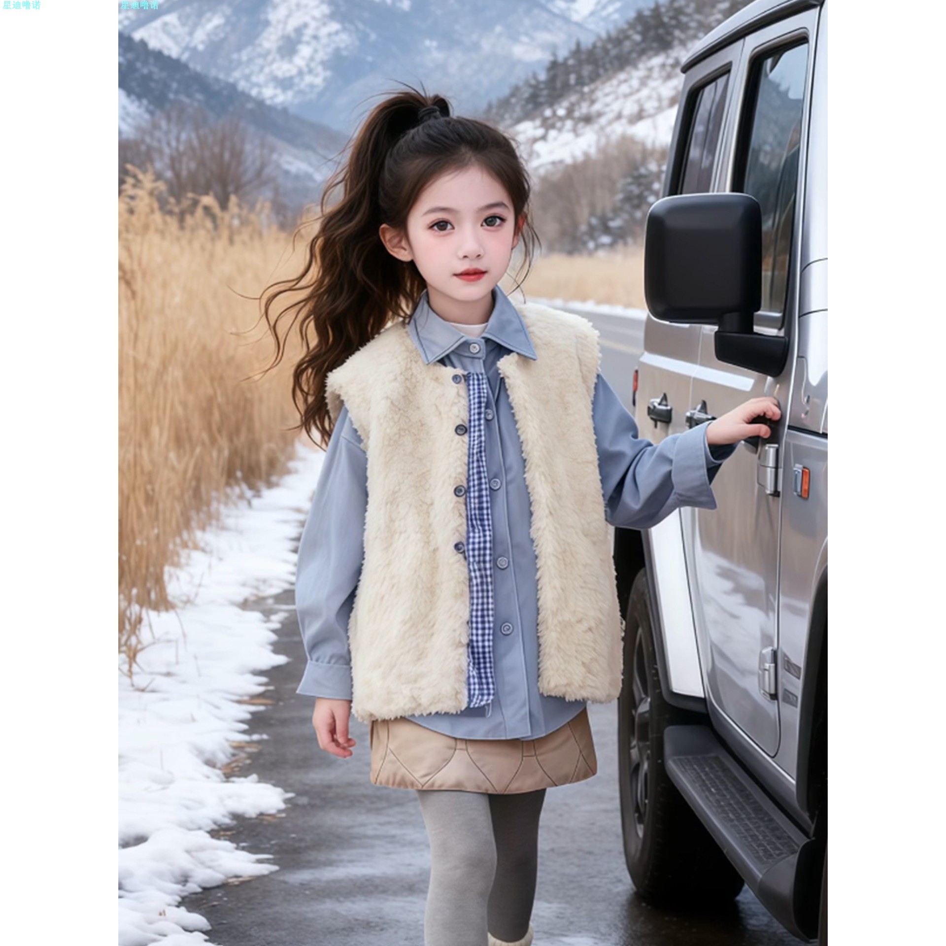 套装女大童马甲超三件2025