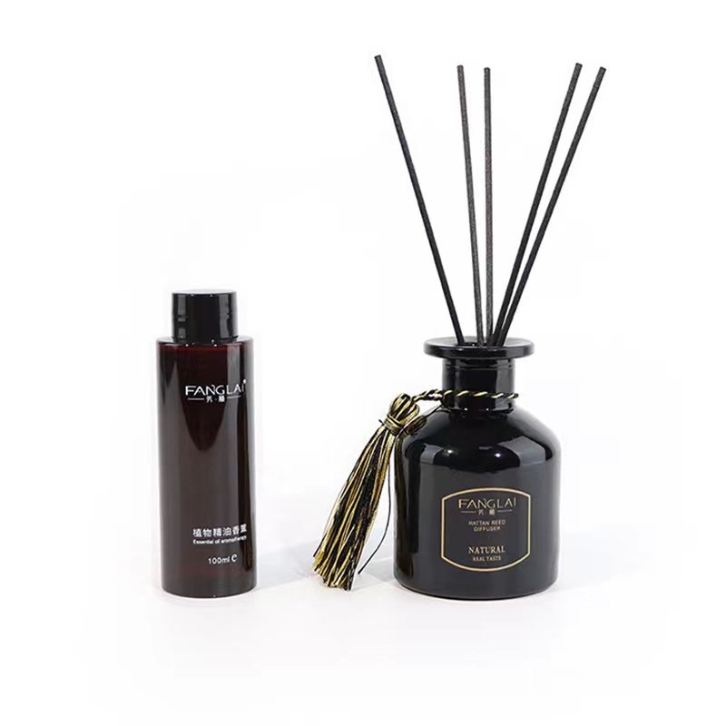 FIRELESS AROMATHERAPY ESSENTIAL OIL HOME INDOOR LONG LASTING AIR FRESHENER ORNAMENT HOTEL TOILET RATTAN FRAGRANCE 100ML
