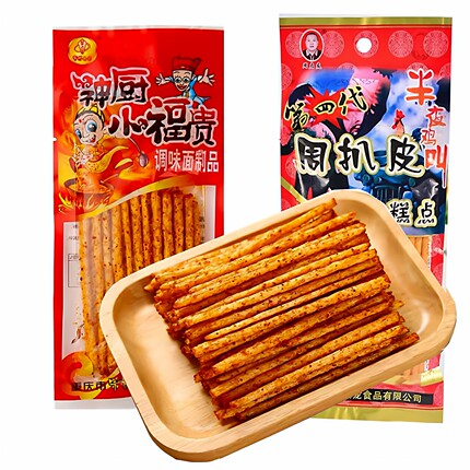 50包神厨小福贵周扒皮儿时回忆辣条面筋食品8090童年怀旧零食4包