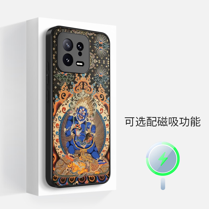 适用于小米15pro磁吸14手机壳13por国潮magsafe五财神xiaomi十二生肖国风大黑天全包镜头边框超薄保护套新款
