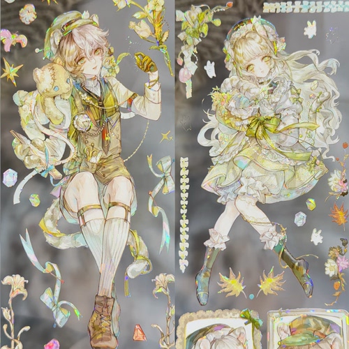 XXstudio 弥赛亚情节PET贝壳光洵岛眠太人物网红款绝美咕卡流麻素