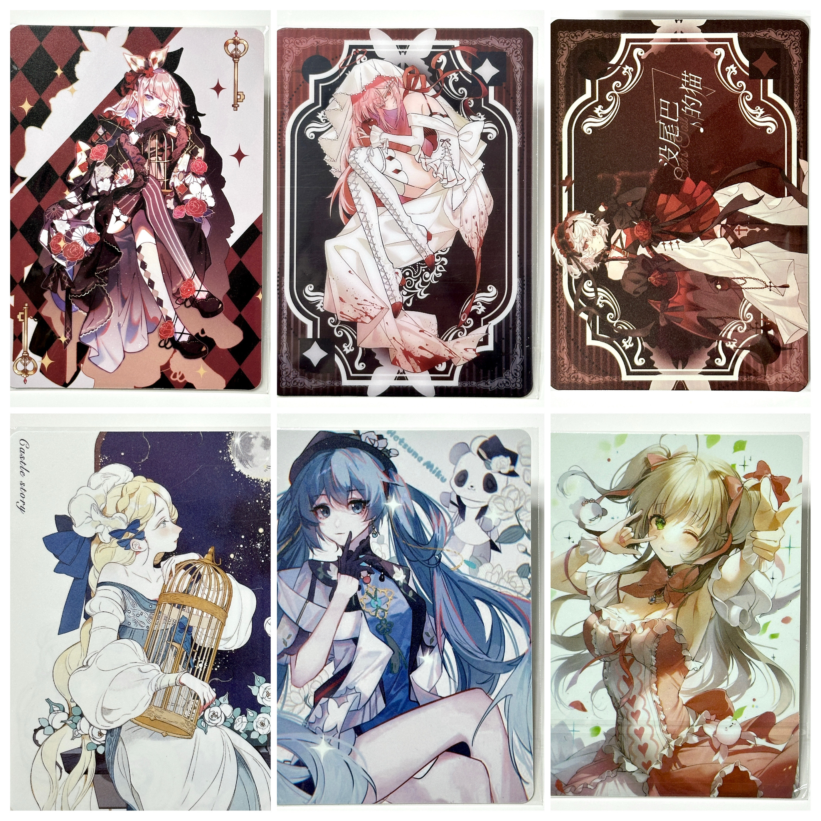 垫板 Likey空物馆手帐周边社团原创可爱人物小女孩PVC切割板特典