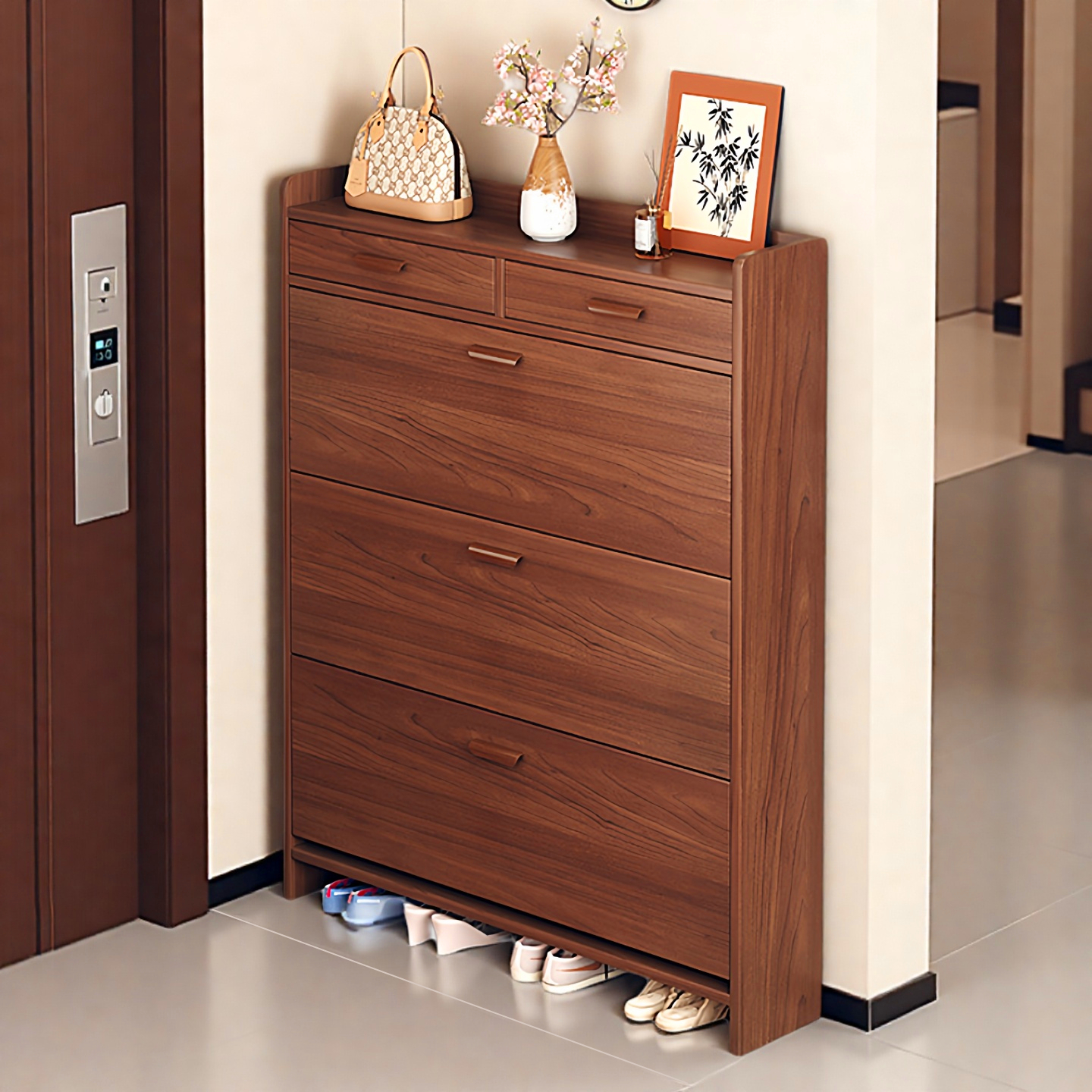 【质保10年送上门自己安装】鞋柜