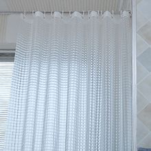 亚马逊新款3D猫眼石浴帘防水防霉加厚浴室洗澡挂帘铜扣眼送挂钩