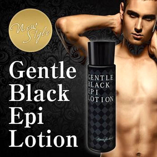 日本gentle black epi lotion 脸部脱毛抑毛液淡化胡青男士控毛水