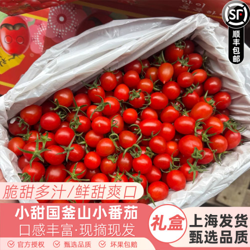 小甜国釜山88小番茄礼盒装3斤当季新鲜水果圣女果千禧果玲珑果