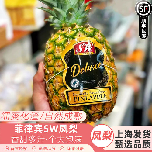菲律宾进口sw蜂蜜凤梨新鲜水果黑钻凤梨精选大果树上熟金菠萝甜蜜